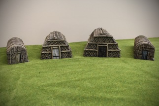 Woodland Indian Longhouses